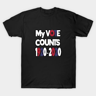 Right to Vote 100 yrs Anniversary T-Shirt